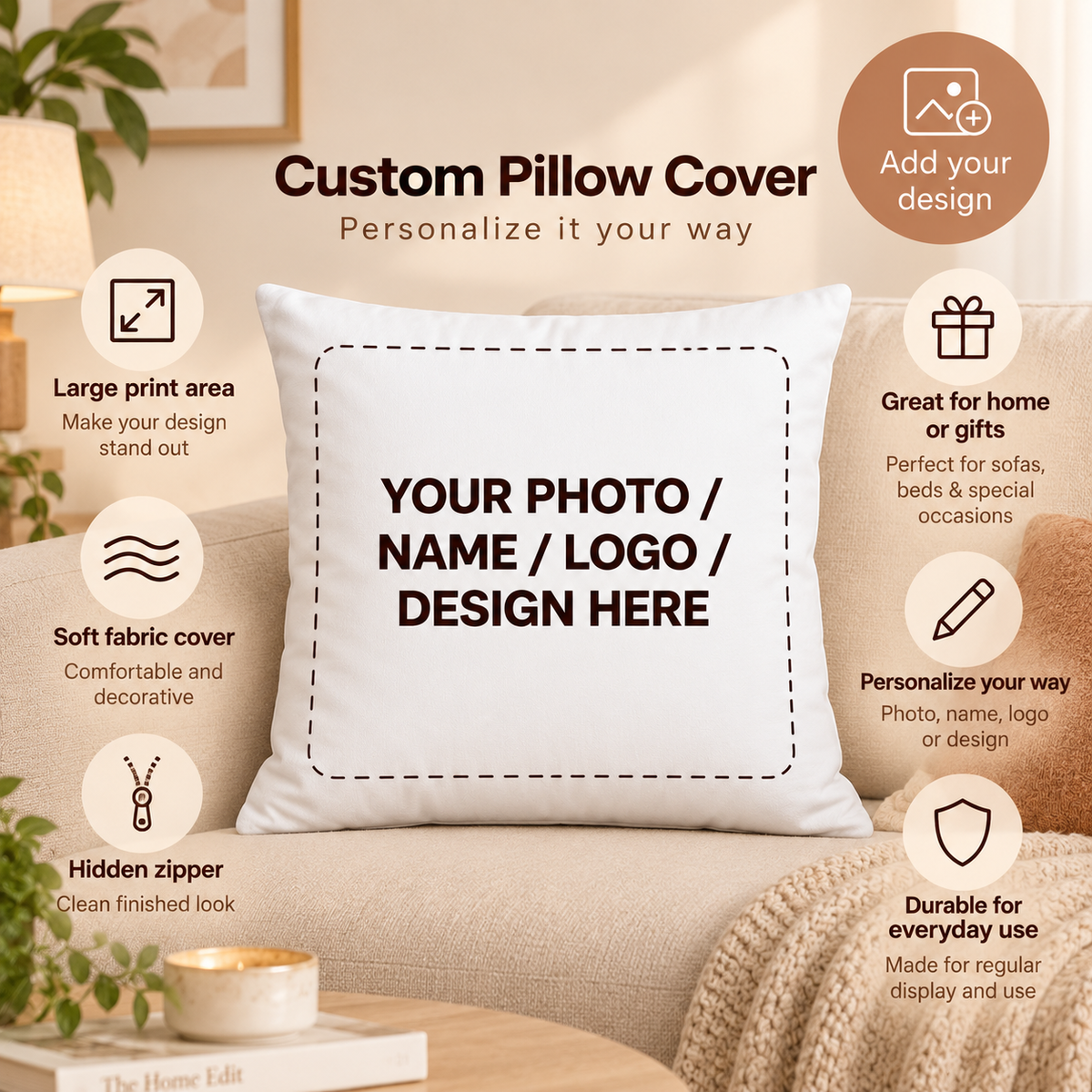Custom Pillow Cover